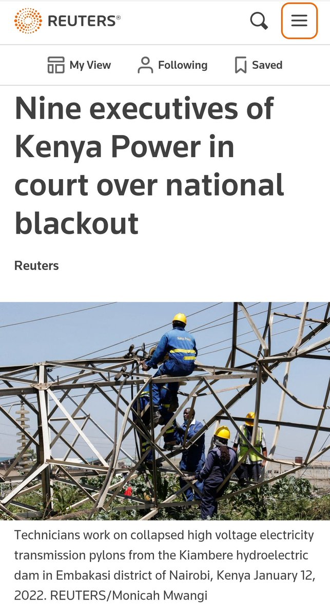 Gich50's tweet photo. The last time there was a nationwide BLACKOUT, Uhuru prosecuted Kenya Power employees. https://t.co/KLZNi0oiUF