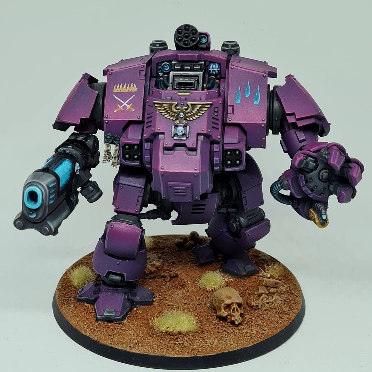 Sam_Fenwick's tweet photo. @WarComTeam The Kings Martial, Guilliman's not-so subtle joke at Fulgrim's expense. Also known as the Beggar-Kings of Astalac, they hail from a planet that closely resembles the World-That-Was. https://t.co/XGfG4hwrG1 https://t.co/Z14OkepnCj