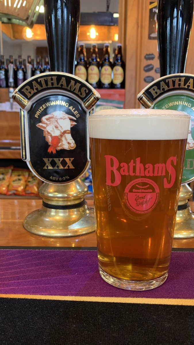 On sale from today.. £4 a pint 
<a href="/thebathams/">The Bathams</a> XXX strong ale, get it before it’s gone!