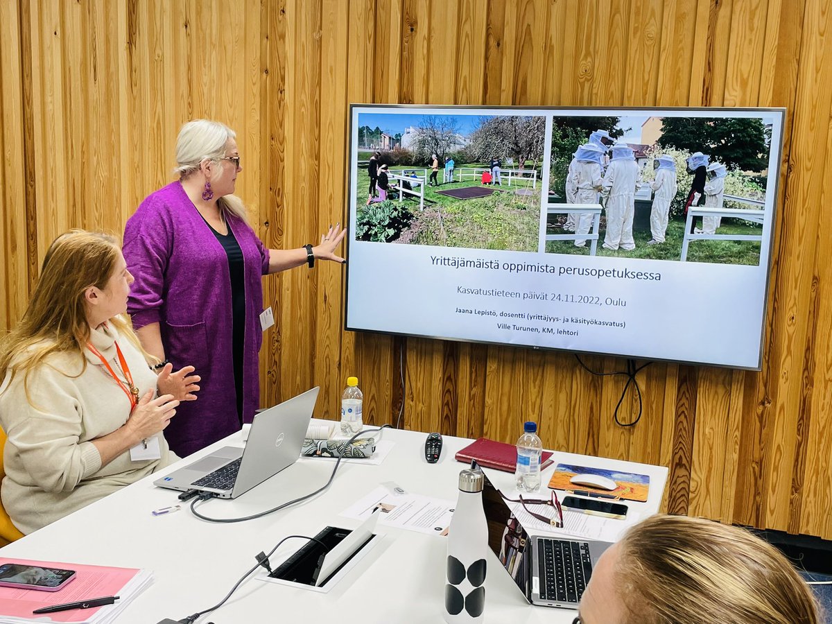 Käytännön yrittäjyyskasvatusprojektin esittely Rauman normaalikoulusta <a href="/KT2022OY/">Kasvatustieteen päivät 2022</a> #yrittäjyysyliopisto #utueducation @oklrauma #beebusiness @LepistoJaana @UTU_Entrepr #innovation #entrepreneurship <a href="/Sempunpuutarha/">Rauman Seminaarin puutarha</a> <a href="/RaumanNorssi/">Rauman normaalikoulu</a>