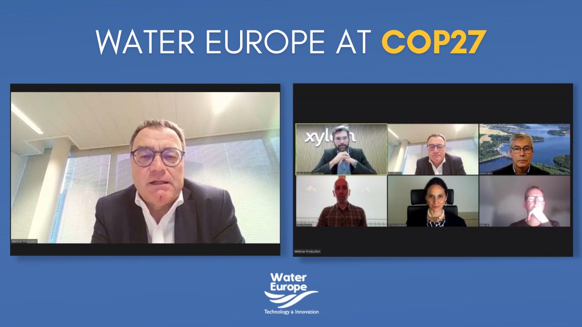 Water Europe (@h20eu) on Twitter photo 🌍The #COP27 comes to an end.
🎙Over this period, Water Europe Ambassadors took part in several COP27 events related to the impact of the <a href="/UN/">United Nations</a> Conference on #water💧 and #energy⚡ transition.
🔎Discover more: lnkd.in/enqzcmue 🌍The #COP27 comes to an end.
🎙Over this period, Water Europe Ambassadors took part in several COP27 events related to the impact of the <a href="/UN/">United Nations</a> Conference on #water💧 and #energy⚡ transition.
🔎Discover more: lnkd.in/enqzcmue