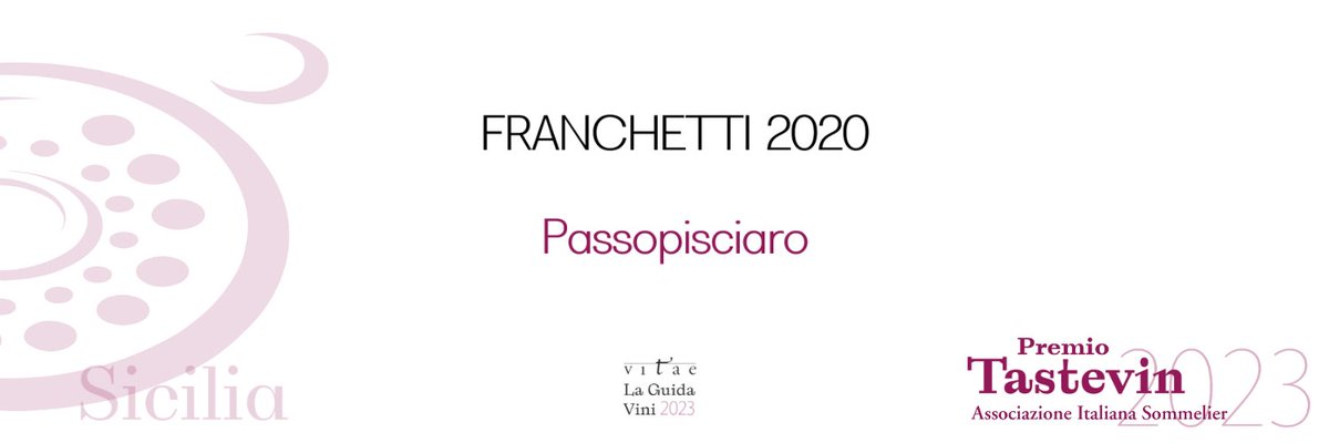 Il tastevin #aisitalia di #vitae2023 della Sicilia <a href="/AisSicilia/">AIS Sicilia</a> va al Franchetti 2020 di <a href="/Passopisciaro1/">Passopisciaro</a>