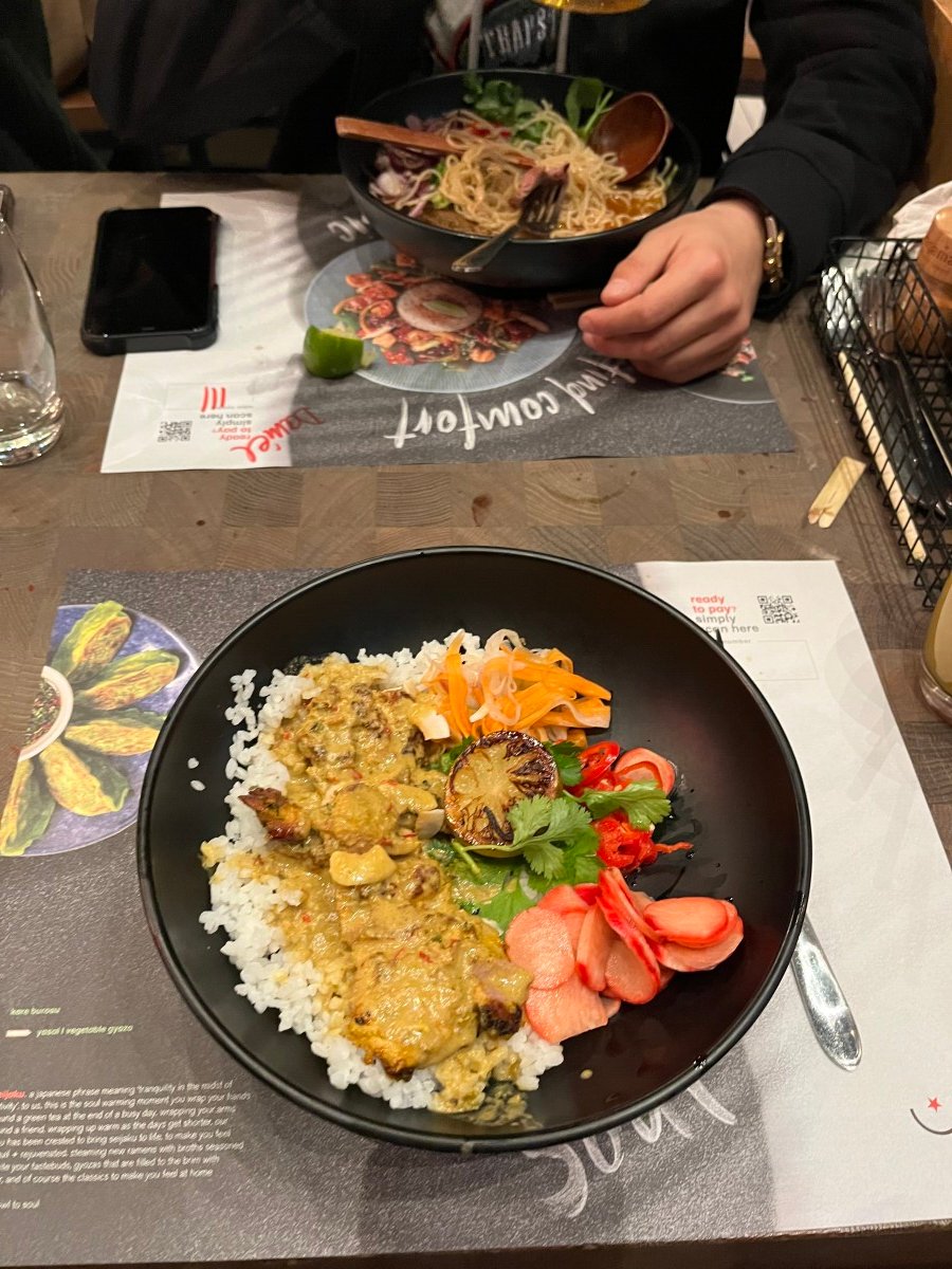 on Twitter "England Ate the food and was fine but