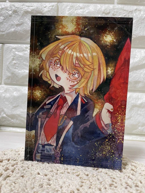 アクリルブロックとステッカーが届きました! 