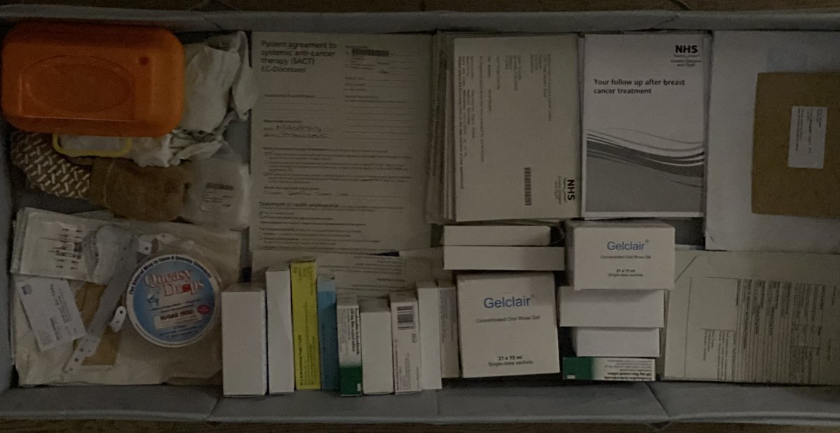 SunshineScot's tweet photo. I’ve been doing some prep for a virtual WIP event next week, so have been attempting to get my artefacts of illness into some semblance of order, including the 64 hospital letters I’ve received since July 2021. #TalkingObjects https://t.co/0qZb1OtmzK