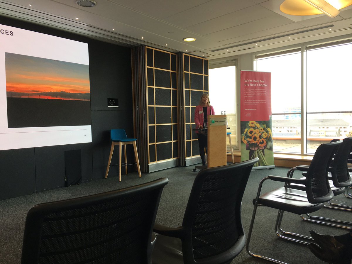 Isabeld's tweet image. In 2022, 39.9% of electricity was from renewable energy, says @StruttsRural ‘s Head of Energy Lauren Gibson-Green