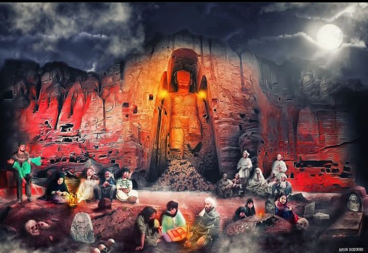 Rahmmat_H's tweet photo. #StopHazaraGenocide

یک کهکشان سپاس از عزیزی که اسطوره های هزاره ها را در قالب یک تصویر گنجانیده است.

امکان ندارد که ازین تصویر زیبا بدون کمنت و هشتگ بگذریم.
حرف دل تان را با اسطوره های تان بنویسید با هشتگ. https://t.co/I0xYzeU5TD
