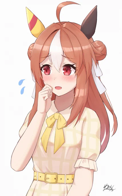 照れリッキー#ウマ娘 #コパノリッキー 