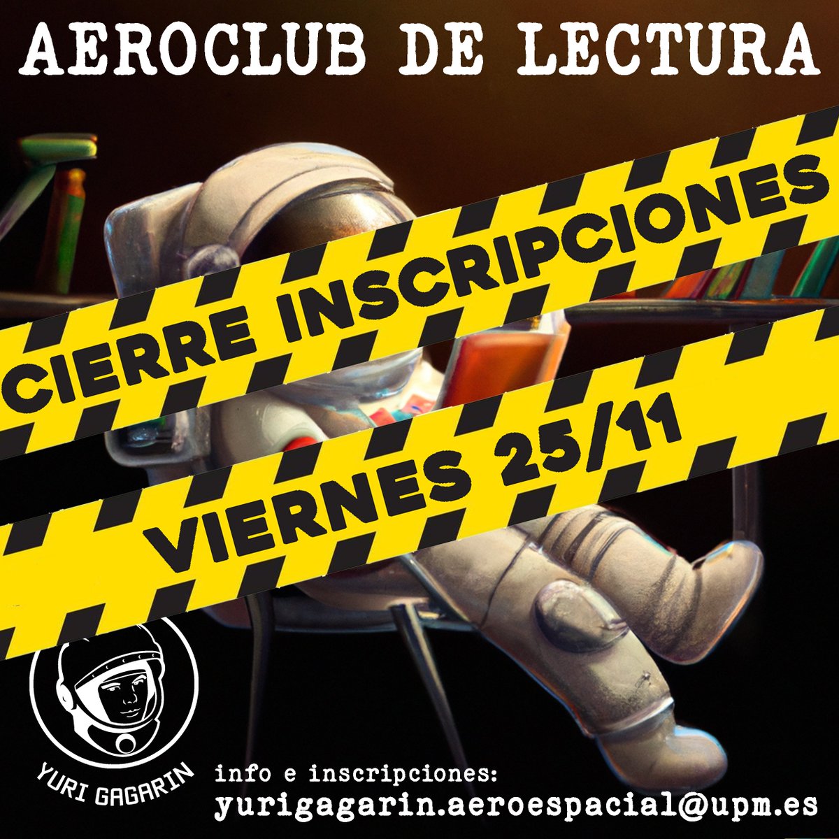 ¡Mañana cierran las inscripciones al club de lectura! Quienes sigáis dudando si apuntaros o no, es el momento de pasarse por el formulario o callar para siempre: forms.gle/4xp4HXmLgQRAr8…