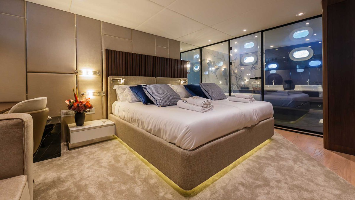 Experience the best of luxury and comfort onboard 48m S/Y CLASE AZUL, a brand new yacht available for charter at the lovely Adriatic!

Get in touch to book this beauty for your next charter:
📧 booking@magnumnautica.com

#claseazul #yachtcharter #luxuryyacht #sailingvacation