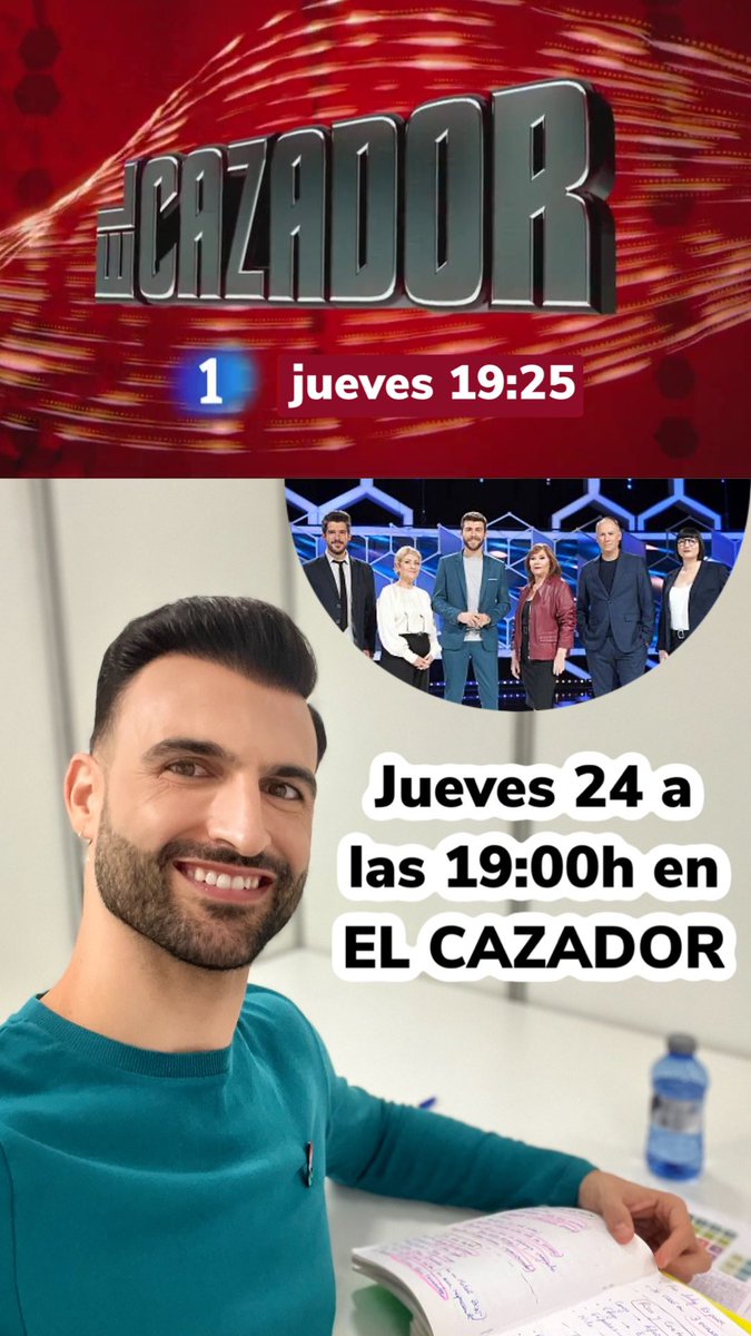 Perdonad si hago mucho el tonto, pero que se le va a hacer, no me puedo aguantar… 🤣🤣🤣. Ya me he hecho “concursero”… <a href="/ElCazadorTVE/">El Cazador</a> 

#elcazador #concurso #programa #concursodetelevisión #noseloquehago #melioyosolito #televisonespañola #rtve #aportodas #nienbroma