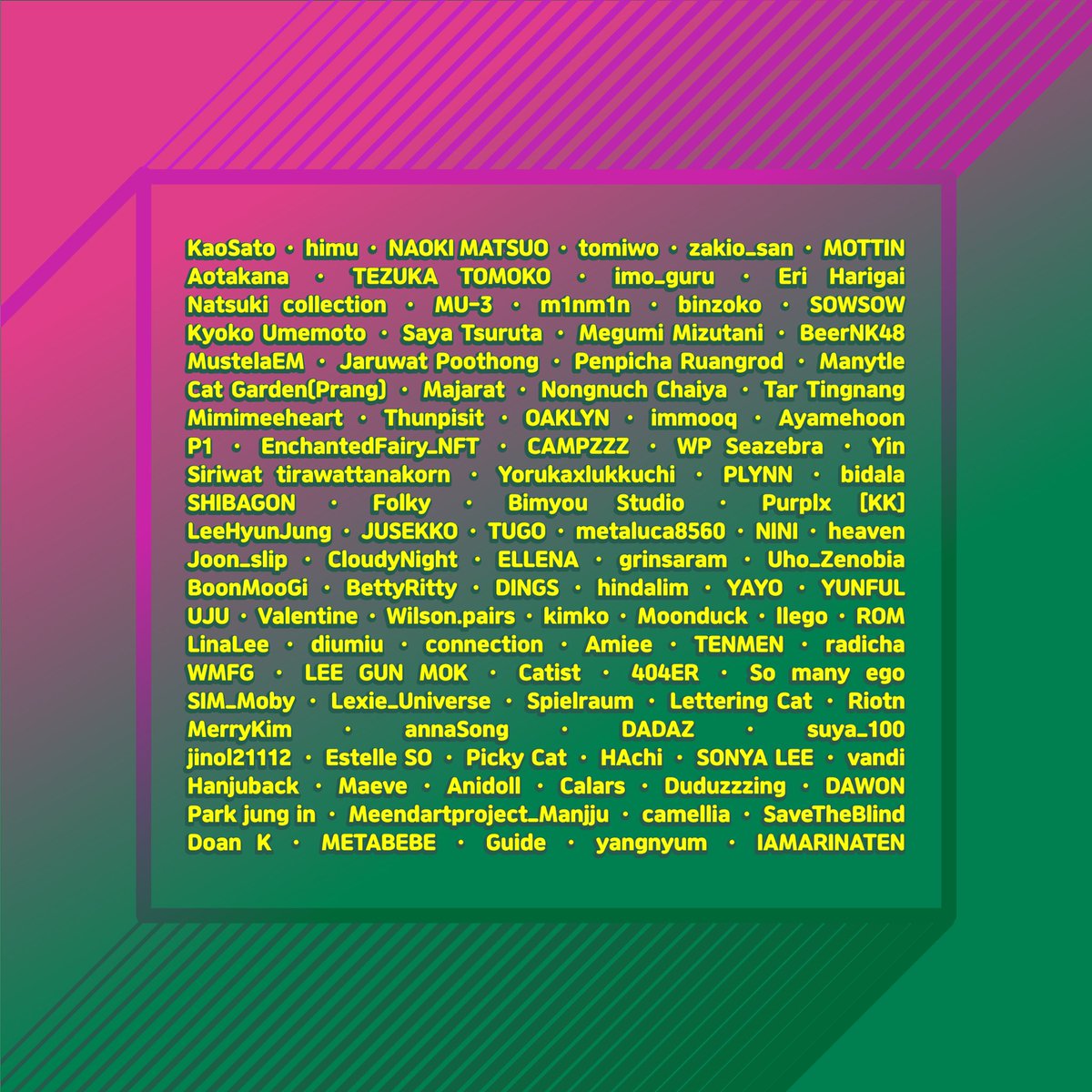 Patterns of Life NFT tweet media