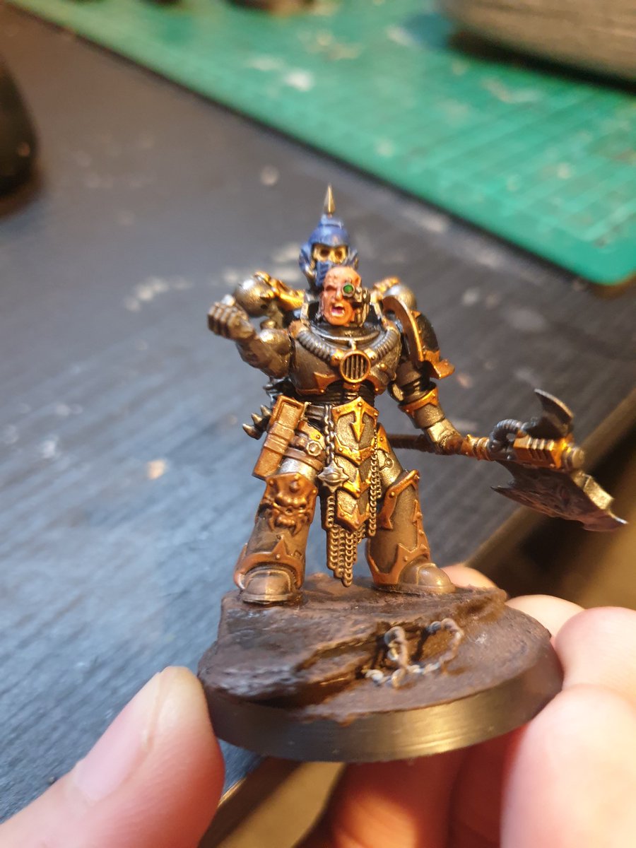 Stu_Gibson84's tweet photo. @MikeGeary73 @JosephJCullen @MiniApothecary Couldn't resist converting my own Honsou too! #ironwithout https://t.co/IT6Nu41Fjb