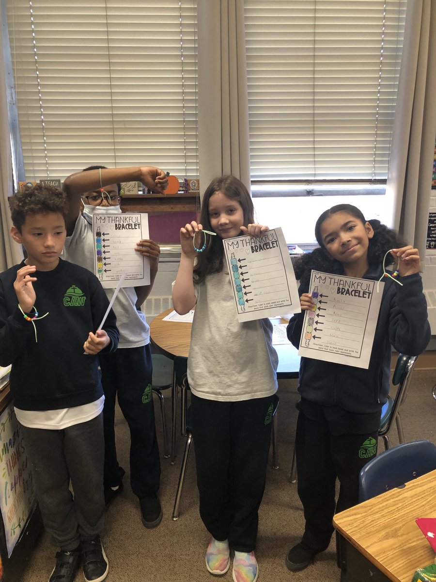 MrsMGallo's tweet photo. Our “Giving Thanks” Centers…What we are most thankful for! @CAWaterbury #standup4caw #cawstrong https://t.co/nKsOYQCRuu