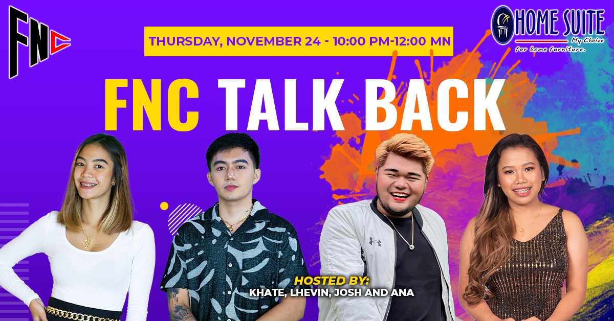 houseofcollab's tweet photo. Fairfax Network Channel presents: FNC TALK BACK hosted by Khate Maekawa, Lhevin De Castro Andal, Josh Galero and Ana Coting.
#thehouseofcollab #thocseason4 #thocshow #thehouseofcollabxandoks #thehouseofcollabxhomesuite #thehouseofcollabxmwcash https://t.co/xrMnPf82mw