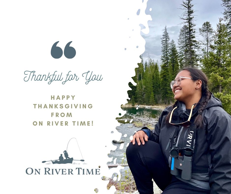 OnRiverTime's tweet photo. We have so much to be thankful for. Our incredible board of directors, junior board, volunteers, and all of you, our supporters, who make our work possible. 

And most of all we are thankful for the young people we serve. They inspire us every day. 

Happy Thanksgiving! https://t.co/frfzXitohe