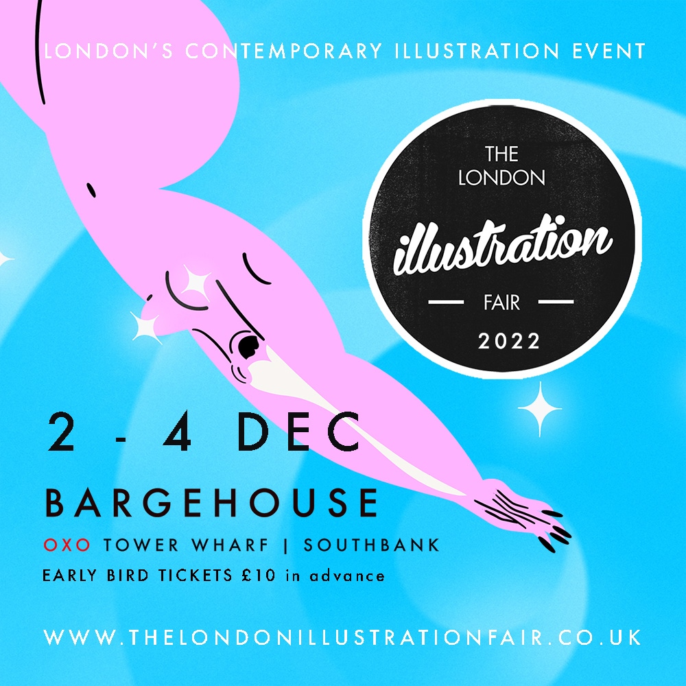 💥 London Illustration Fair is back next week! 💥

We'll be making our way to the iconic Bargehouse within Southbank’s <a href="/OxoTowerWharf/">Oxo Tower Wharf</a>, to check out and be part of one of London’s largest artist-led illustration events.

Find out more and get your ticket: bit.ly/LondonIllustra…