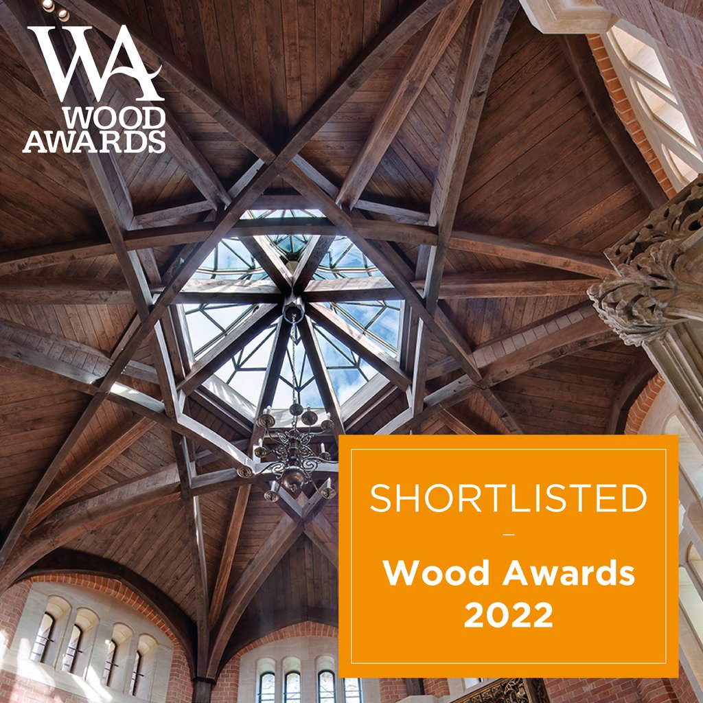 It was great to be at the Wood Awards 2022 ceremony last night. Congratulations to all the winners. We're extremely proud to have been shortlisted for The Chapel Roof at Radley College 💥

📷 <a href="/danpatonphoto/">Dan Paton</a>
Architects: Purcell Architecture⁠
Construction: <a href="/Beard_Construct/">Beard</a>