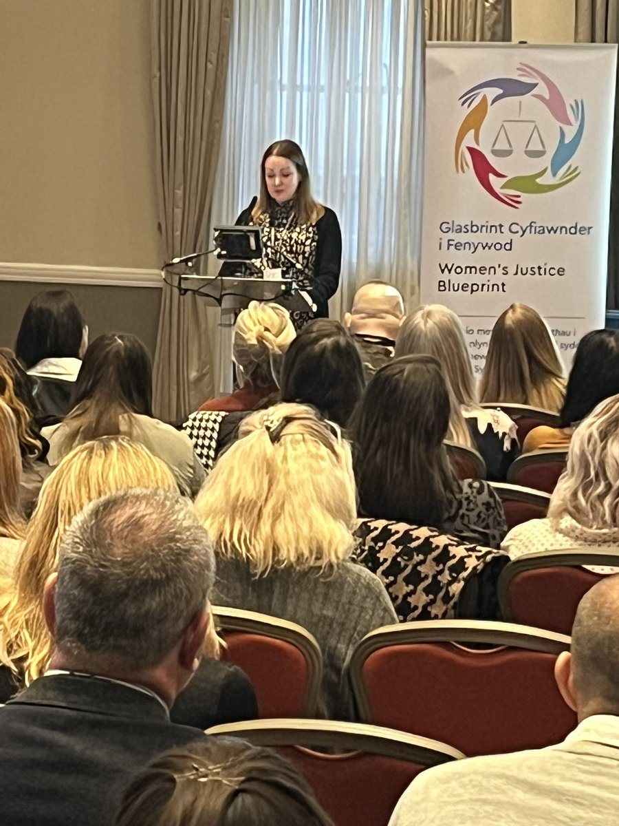 Attending the Women’sJustice Blueprint conference today . Fantastic speakers committed to working and collaborating as a partnership across Wales to ensure women are supported at all stages of the criminal justice system <a href="/HMPPSCymru/">HMPPS in Wales / HMPPS yng Nghymru</a> <a href="/vicharris77/">VHarris</a> @HMPPSCymru_ED