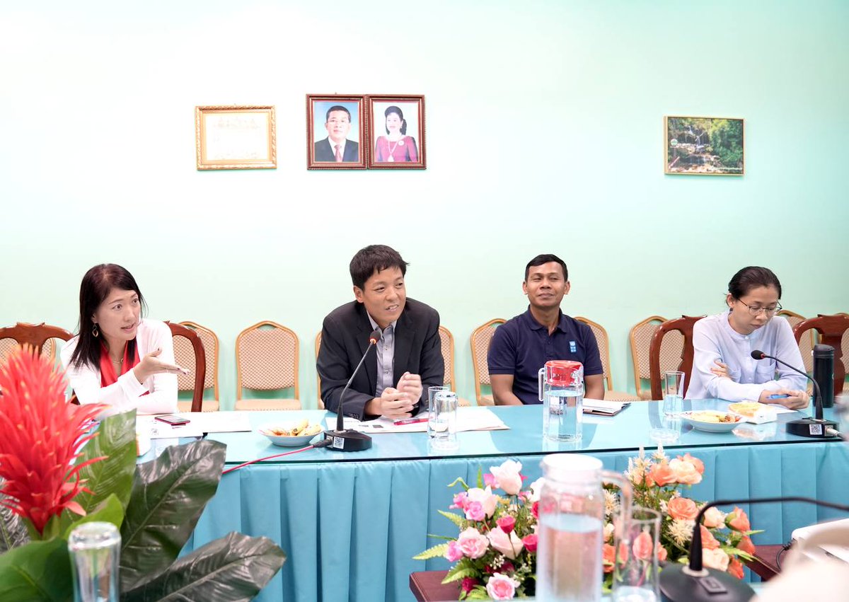 SaitoMoeko's tweet photo. Honored to join @EnvCambodia and Embassy of Japan for a mission to Sihanoukville to learn about the progress of Combatting Marine Plastic Litter Project. Thanks @MofaJapan_en for your support in helping Cambodia to achieve green, inclusive and sustainable development. https://t.co/SueBNTLLlX