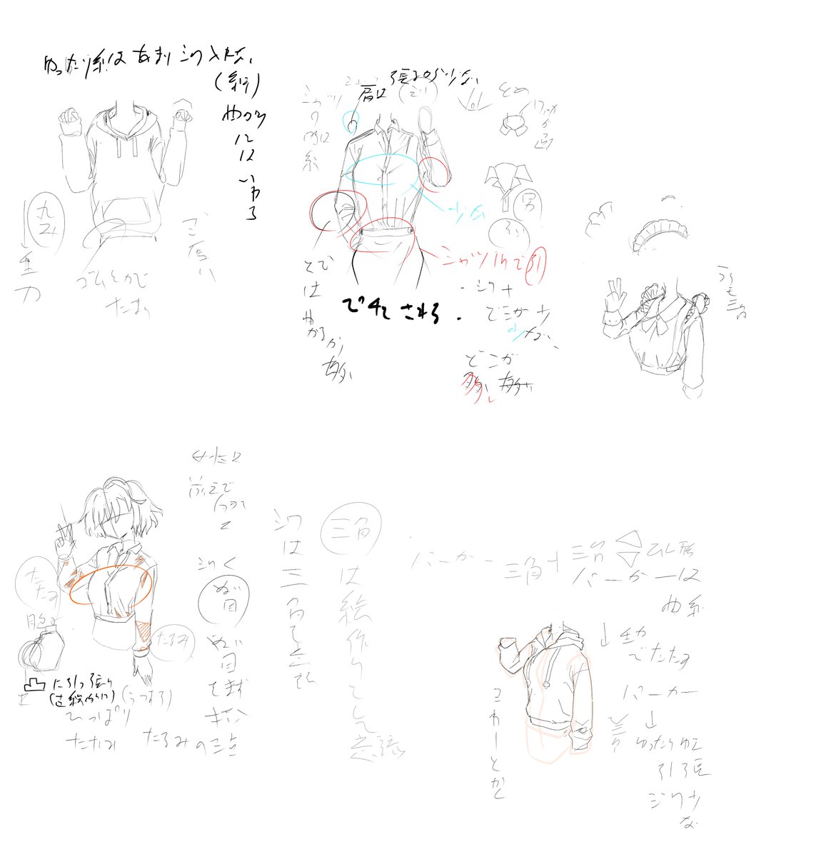 youtubeでシワ描き方解説見てた
ゆったり服はシワ少な目で曲線的だぞ俺
スーツとかは直線的だぞあと
縫い目はしっかり意識しよう 