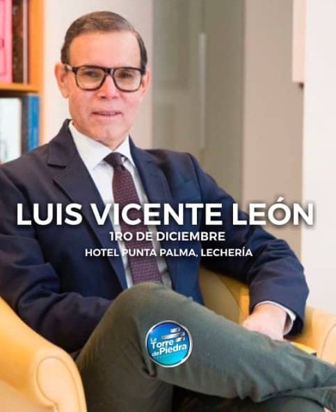 Luis Vicente León <a href="/luisvicenteleon/">Luis Vicente Leon</a> estará presentando su Conferencia VENEZUELA: Retos y Oportunidades 2023. 
Lechería
Jue 1 dic 2022
Horario: 7:30pm. 
Hotel Punta Palma
Para adquirirlas debes escribir a este WhatsApp wa.me/584248220622