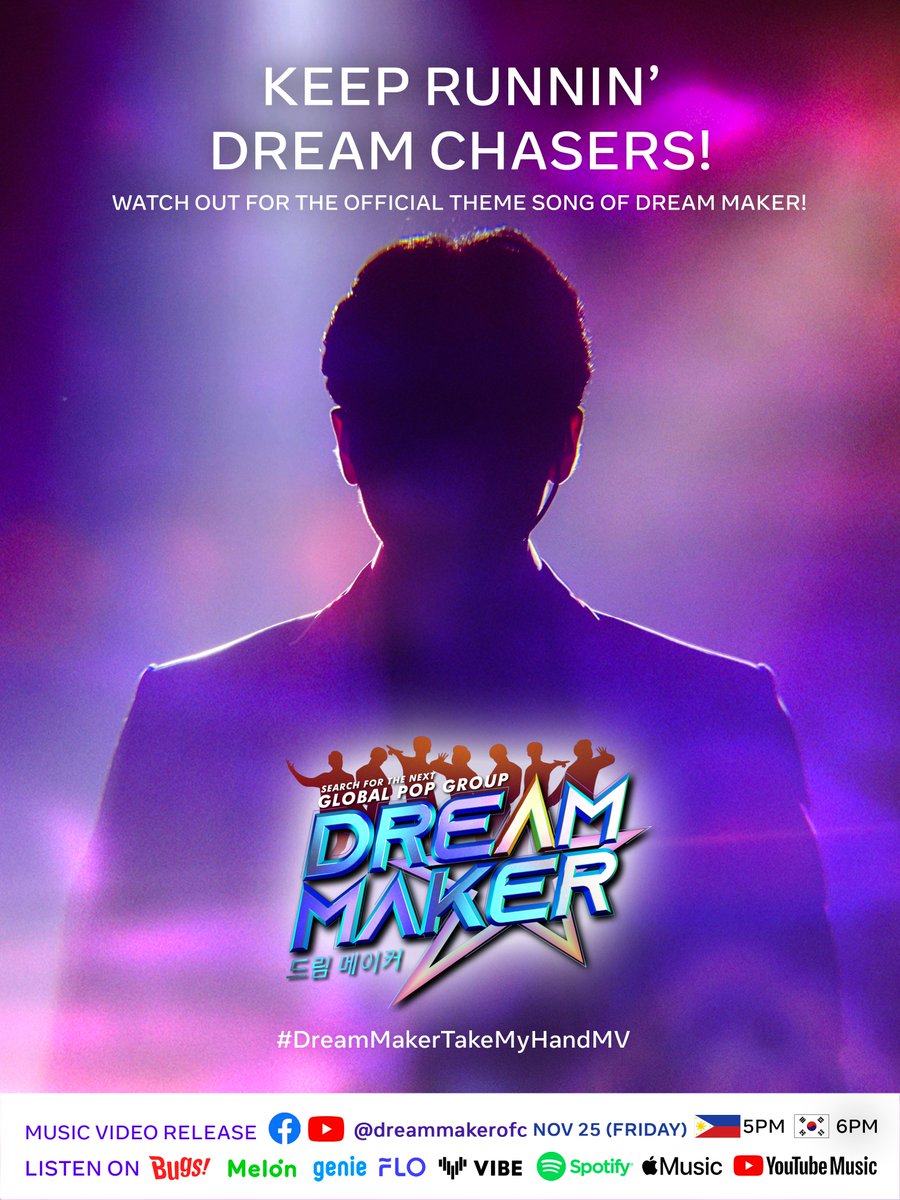 Dream Maker (@dreammakerofc) on Twitter photo π«° KEEP RUNNIN' DREAM CHASERS! π§‘π
Watch out for the official theme song of #DreamMakerTakeMyHandMV this November 25 (Friday) π΅π 5PM and π°π· 6PM on Dream Maker Facebook & YouTube channel.
π Facebook: facebook.com/dreammakerofc
π YouTube: youtube.com/@DreamMakerOfc
<a href="/mld_official_/">MLD ENTERTAINMENT</a> π«° KEEP RUNNIN' DREAM CHASERS! π§‘π
Watch out for the official theme song of #DreamMakerTakeMyHandMV this November 25 (Friday) π΅π 5PM and π°π· 6PM on Dream Maker Facebook & YouTube channel.
π Facebook: facebook.com/dreammakerofc
π YouTube: youtube.com/@DreamMakerOfc
<a href="/mld_official_/">MLD ENTERTAINMENT</a>
