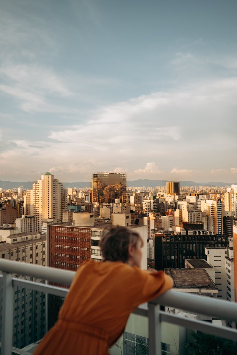 View from our new apartment. Gm fam 💙