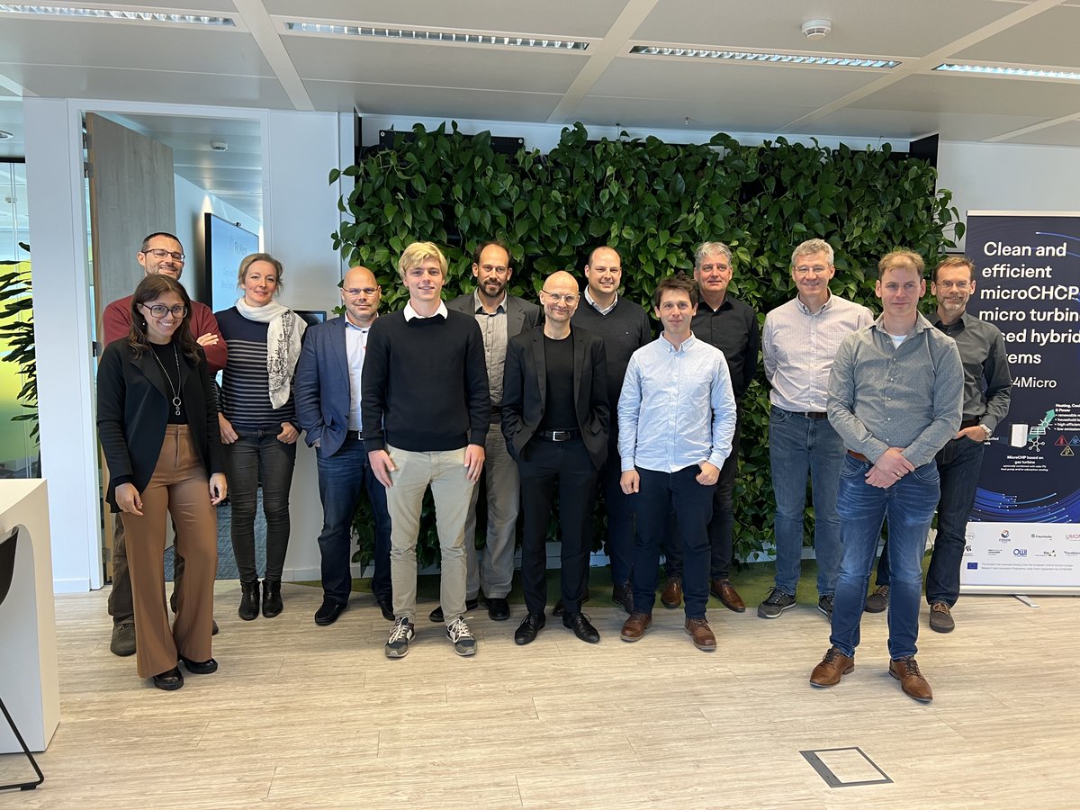 This week, the Fit4Micro partners met in person for the first time, at the Kick-Off Meeting in Bruxelles, hosted by <a href="/COGENEurope/">COGEN Europe</a>.

Fit4Micro will develop a #microCHP unit running on #sustainable liquid #biofuels, for multi-family #houses and off-grid locations.