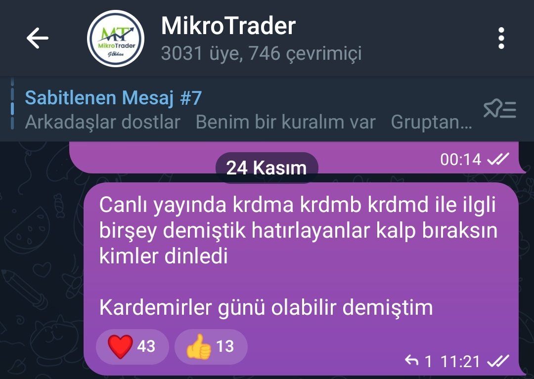 MakroAnaliz_'s tweet photo. Gece sesli yayına katılanlara ne dedik 

Ve anlık 

#krdmd +5.5 
#krdma +3.5
#krmdb +3.5 

Bereketli olsun 

Kokla piyasayı https://t.co/m2A1TQYKHC