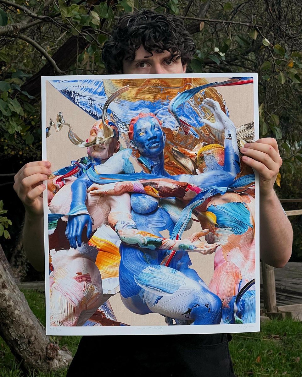 ArtMatthewStone's tweet photo. ‘Turning’ - 50 x 60cm - Edition /75 (AVAILABLE) + 10AP (SOLD OUT) - Giclee print on cotton rag paper. Hand signed and numbered by me. 

Thank you to @vhils1 for the invitation to produce this new work. https://t.co/sg9deQEule