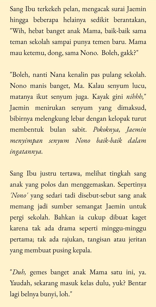 clairedelunette's tweet photo. jaemjen au ; nana-nono series

Cute bandaids, smooch the pains away

cutiepie nana nono, kindergarten!au, soft and fluffy

-; pororo itu kesukaan Nono dan apapun yang Nono suka juga jadi kesukaan Nana https://t.co/4MSk0mAKaI