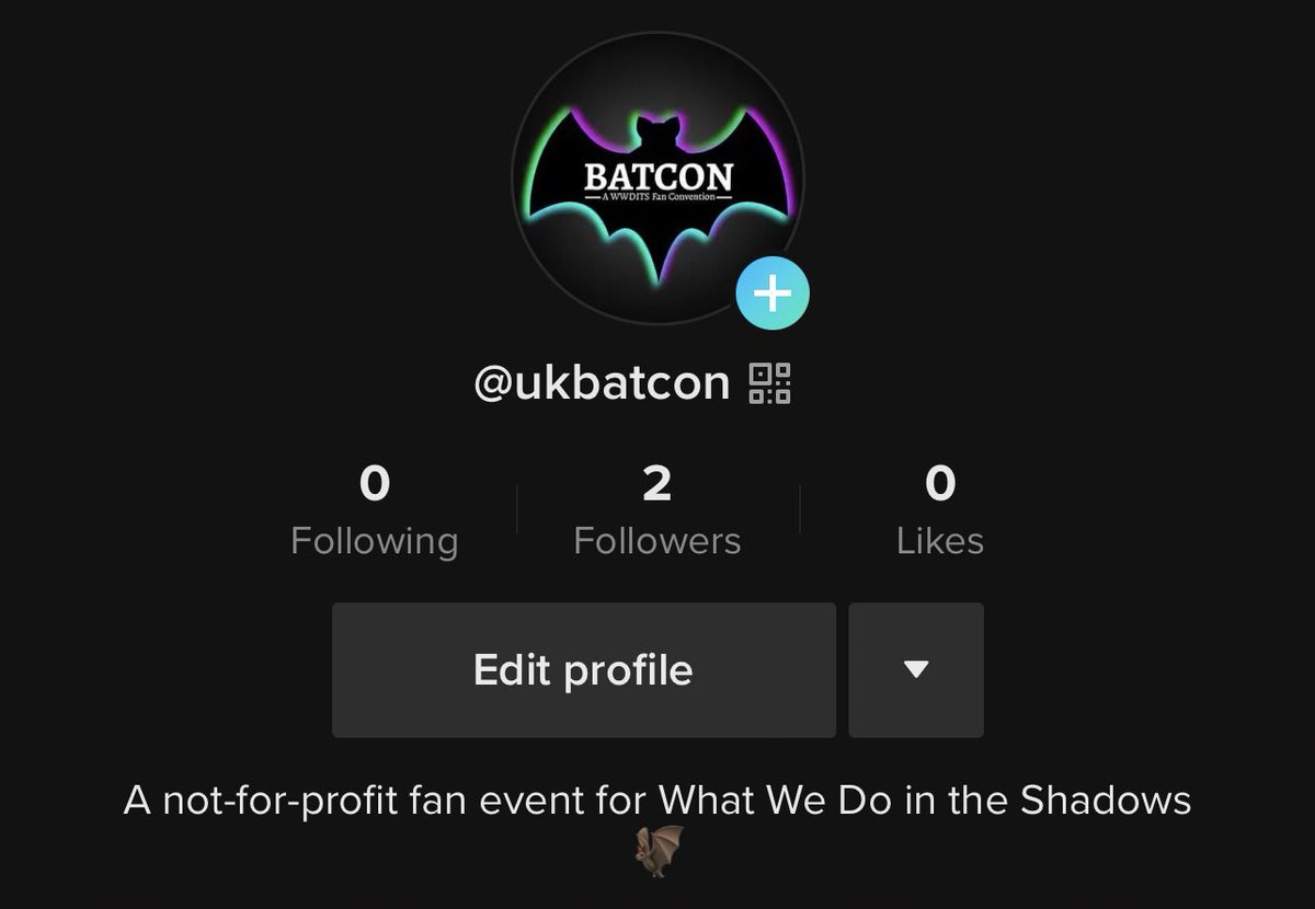 ukbatcon's tweet photo. A good friend of ours once said that the internet is one of the best ways to drain people’s energy… so we signed up to @tiktok_uk 👩🏻🦲#WWDITS #BatCon https://t.co/oDiIx01aRn