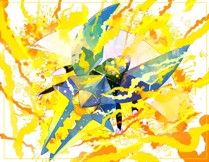 図鑑No.738 クワガノン #LKのポケモンずかん 