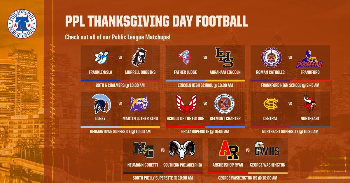 Happy Thanksgiving from the PPL!! Be sure to check out our Thanksgiving Day Football Matchups!!