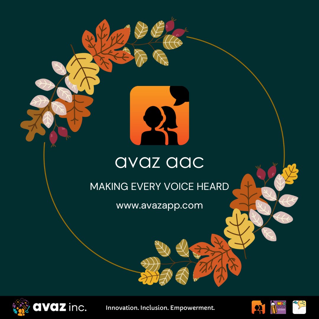 avazapp's tweet image. Happy Thanksgiving!

The Avaz team would like to express our gratitude and thank you for being a part of the Avaz family ❤️

#avazaac #avazapp #Thanksgiving #Thanksgiving2022