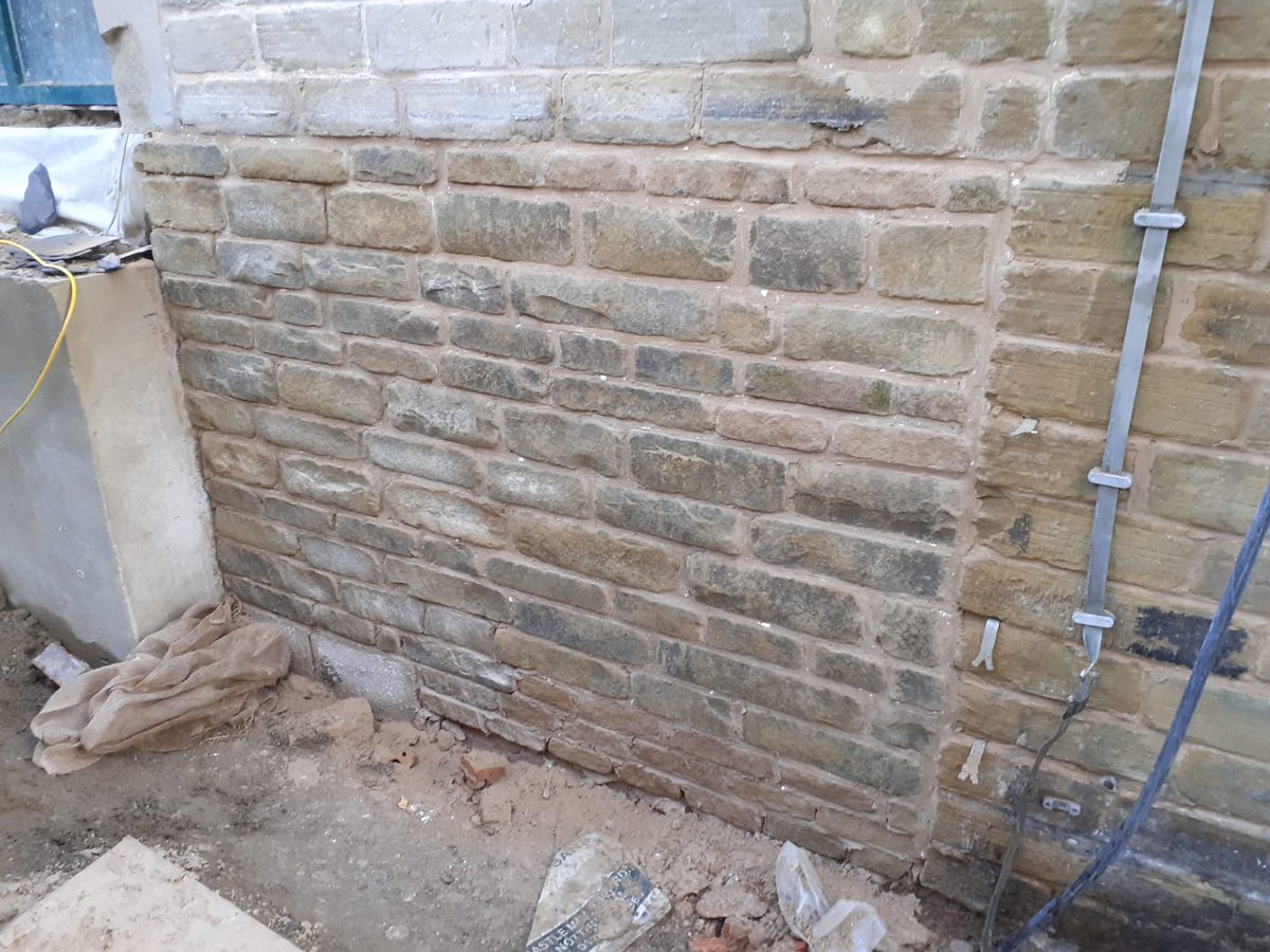 Our operatives have been busy at a listed property in Yorkshire removing breeze blocks and installing new stonework. For all enquiries please email contact@bonsersrestoration.co.uk