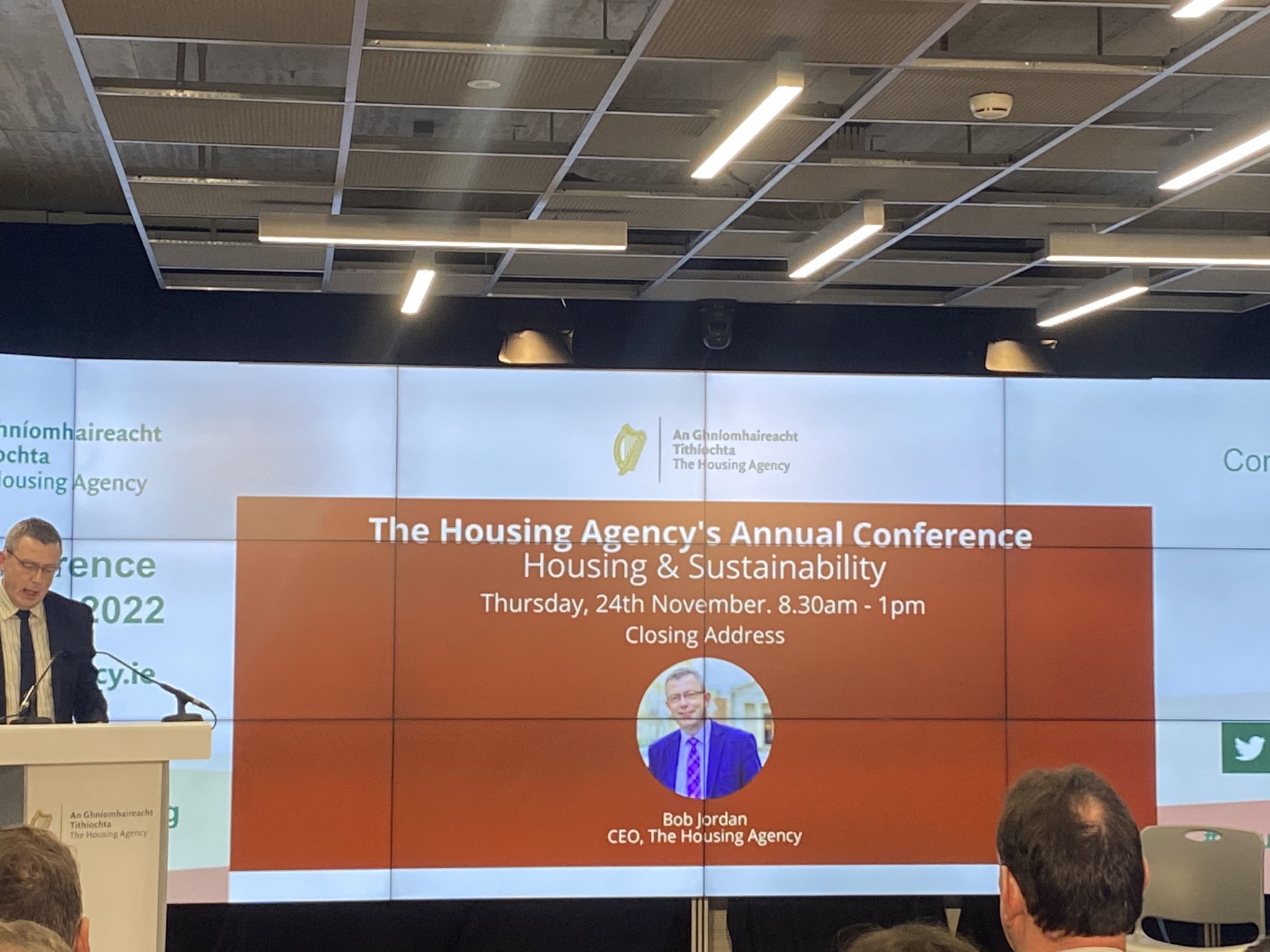 The Housing Agency Ireland on Twitter "Our CEO, Bob Jordan closes 