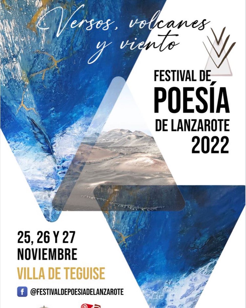 #Teguise acogerá el Festival de Poesía de Lanzarote Versos, Volcanes y Viento Del viernes 25 al domingo, 27 de noviembre, en la Casa Museo del Timple de La Villa 🖋️
