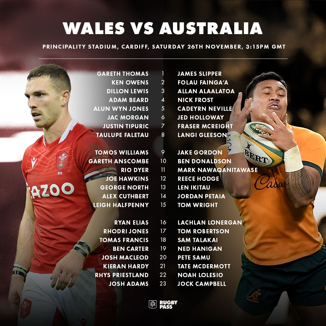 A weakened Australia hope to beat a Wales side hurt from a shock loss to Georgia 🔥 #WALvAUS #AutumnNationsSeries