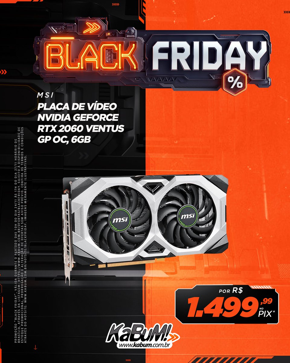 KaBuM! on Twitter "A maior Black Friday da é NINJA! • Placa