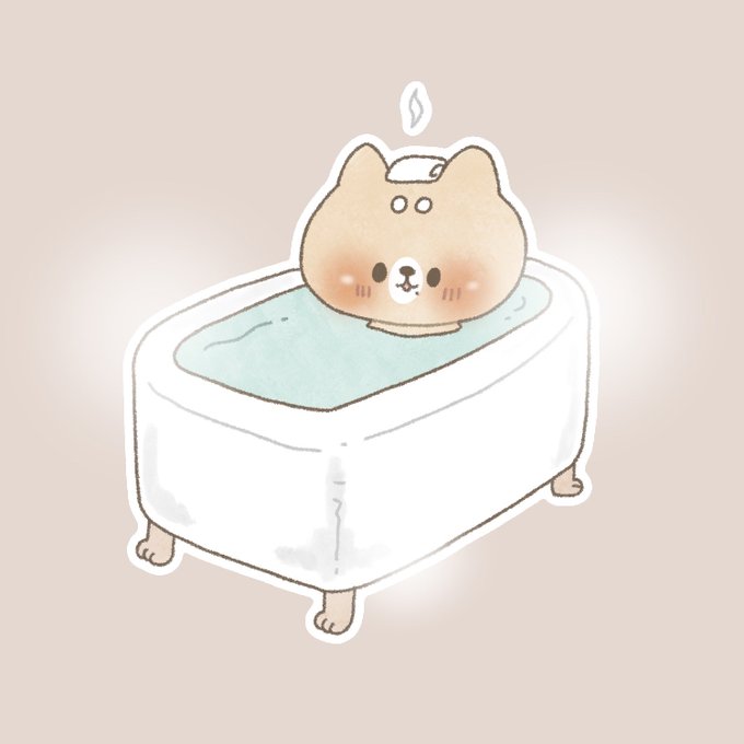「animal bathtub」 illustration images(Latest)