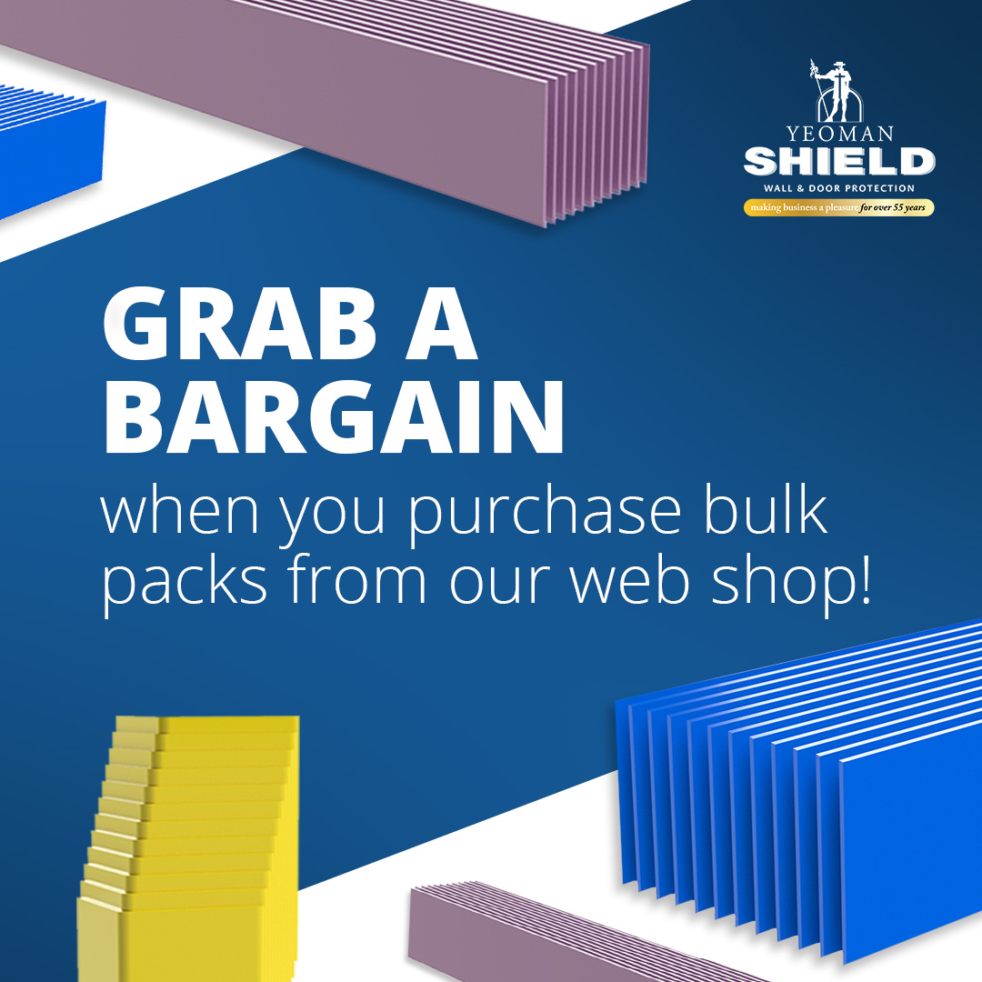 YeomanShield's tweet photo. Head over to the Yeoman Shield web shop to grab a bargain on bulk packs of our most popular products!

You can find our #wallprotection, #doorprotection and #cornerprotection products there, alongside any fixing accessories you might need! 

Order here:
https://t.co/S3i4hzvcTG https://t.co/N3eDgcbdap
