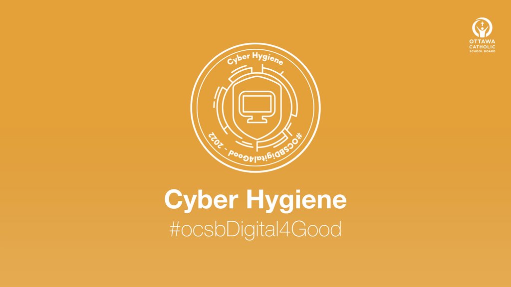 OttCatholicSB's tweet photo. 💻 Developing safe habits while engaging online can ensure you stay protected. OCSB students will explore the importance of maintaining healthy cyber hygiene to safeguard their information better. 🔗 Learn more about cyber security awareness at the OCSB: https://t.co/BaYsqvk7nB https://t.co/QKXV5lCt9I