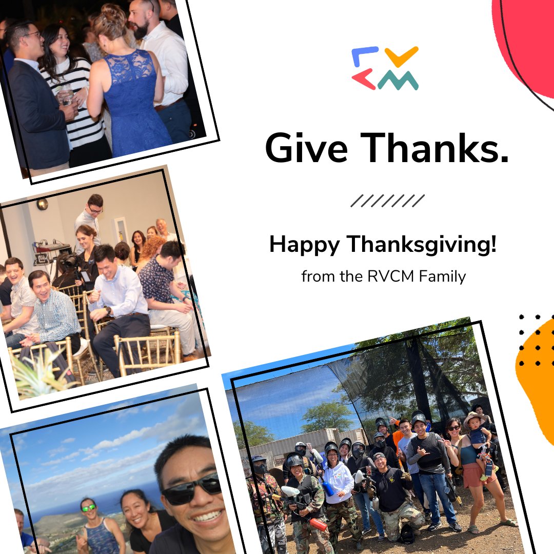 Happy Thanksgiving! 🍂🦃

In the season of thanks, we want to extend a big mahalo to our partners, customers, and all the team members of our RVCM ʻOhana.

We are all grateful for your continuous contributions each and every day! #GiveThanks #Thanksgiving