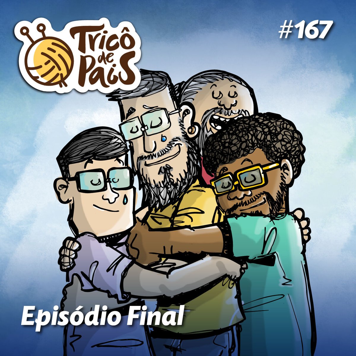 Chegamos ao episódio de despedida, ou de "até logo". Agradecemos cada um que fez parte dessa jornada junto com a gente! Que nossas palavras continuem ecoando pelo mundo, que o tricôzinho continue se espalhando por ai e levando amor, compreensão e afeto por onde passa.
Até logo <3