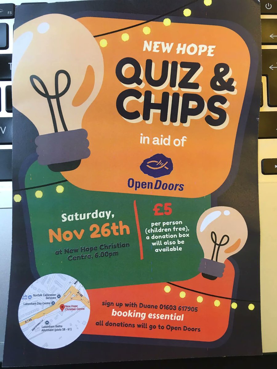 Been wondering how else you can support your local foodbank? Here’s how - at New Hope, Lakenham @TrussellTrust @norwichfoodbank #foodbanks #quiznight #norwich @Lakenhamprimary @McDsTuckswood @Lakenhamcream