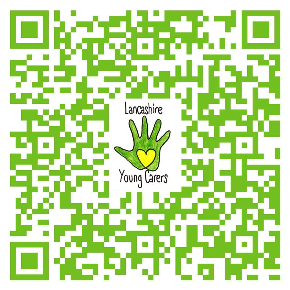 Young carers have the right to an assessment of their needs. If you are a young carer or think you might know a young carer in Lancashire, find out more about what we do, our referral from, contact details &amp; YCARE educational resources using the QR code: #carersrightsday2022 #LYC