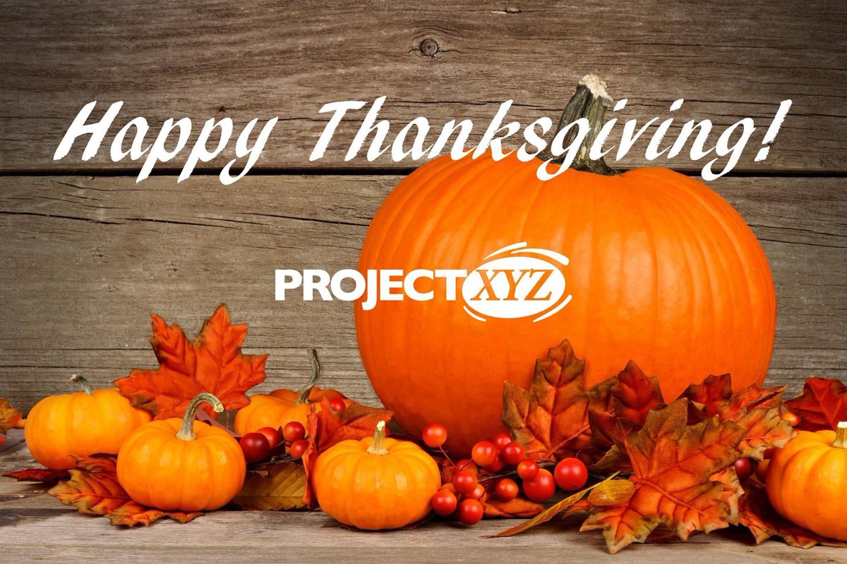 PROJECTXYZINC's tweet photo. Wish you a Happy Thanksgiving from #TeamPROJECTXYZ. https://t.co/4ZBSgz1wF9