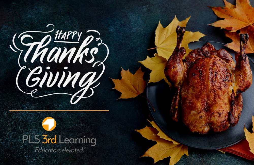 PLS3rdLearning's tweet image. Happy Thanksgiving from the PLS 3rd Learning family to yours!